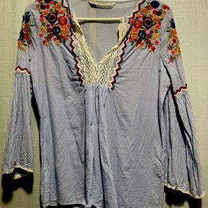 Zara long sleeve blouse